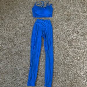 OFFLINE By Aerie Real Me High Waisted Crossover Legging With Top SET size Xs